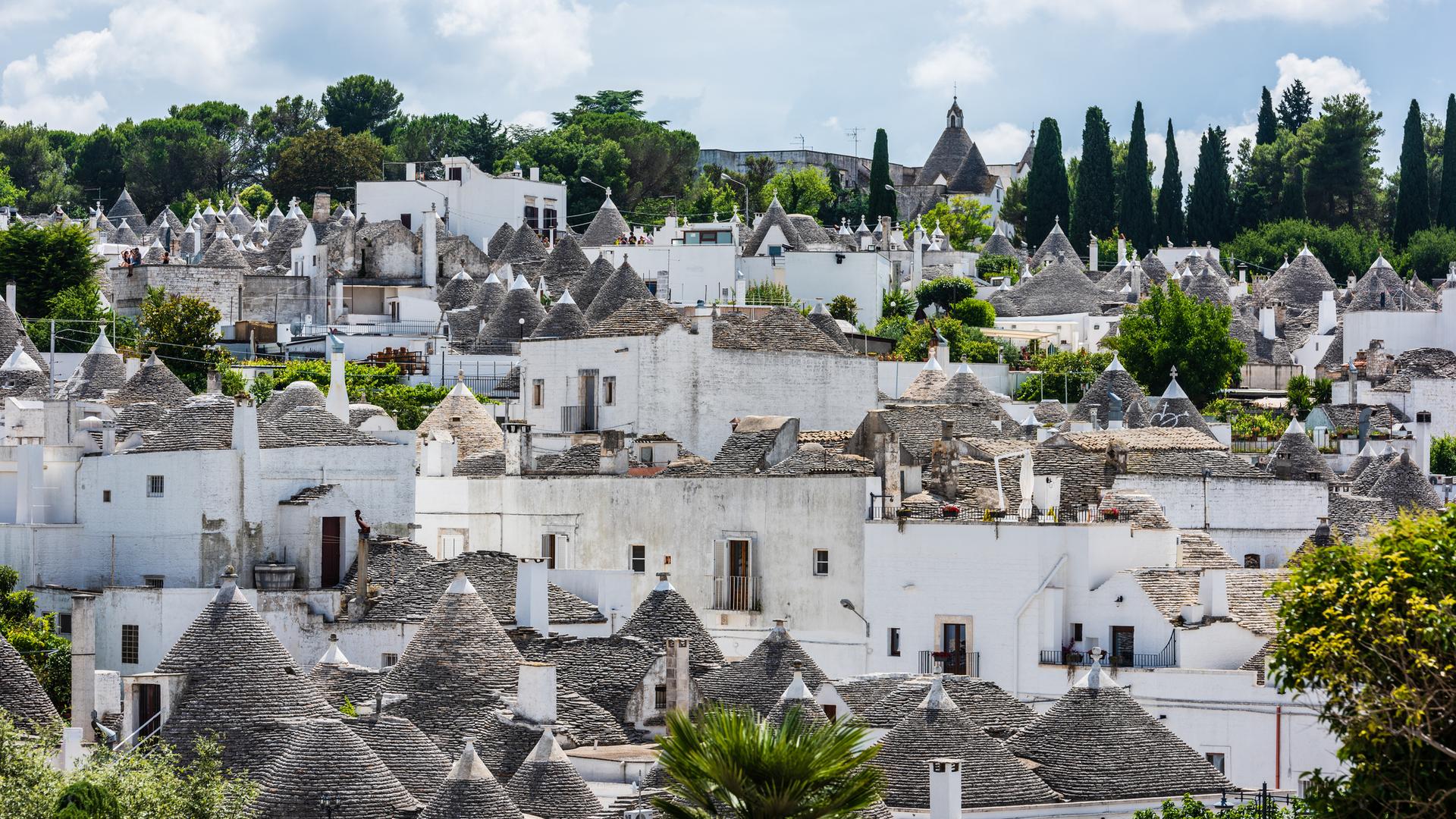 Alberobello, dachy Trulli