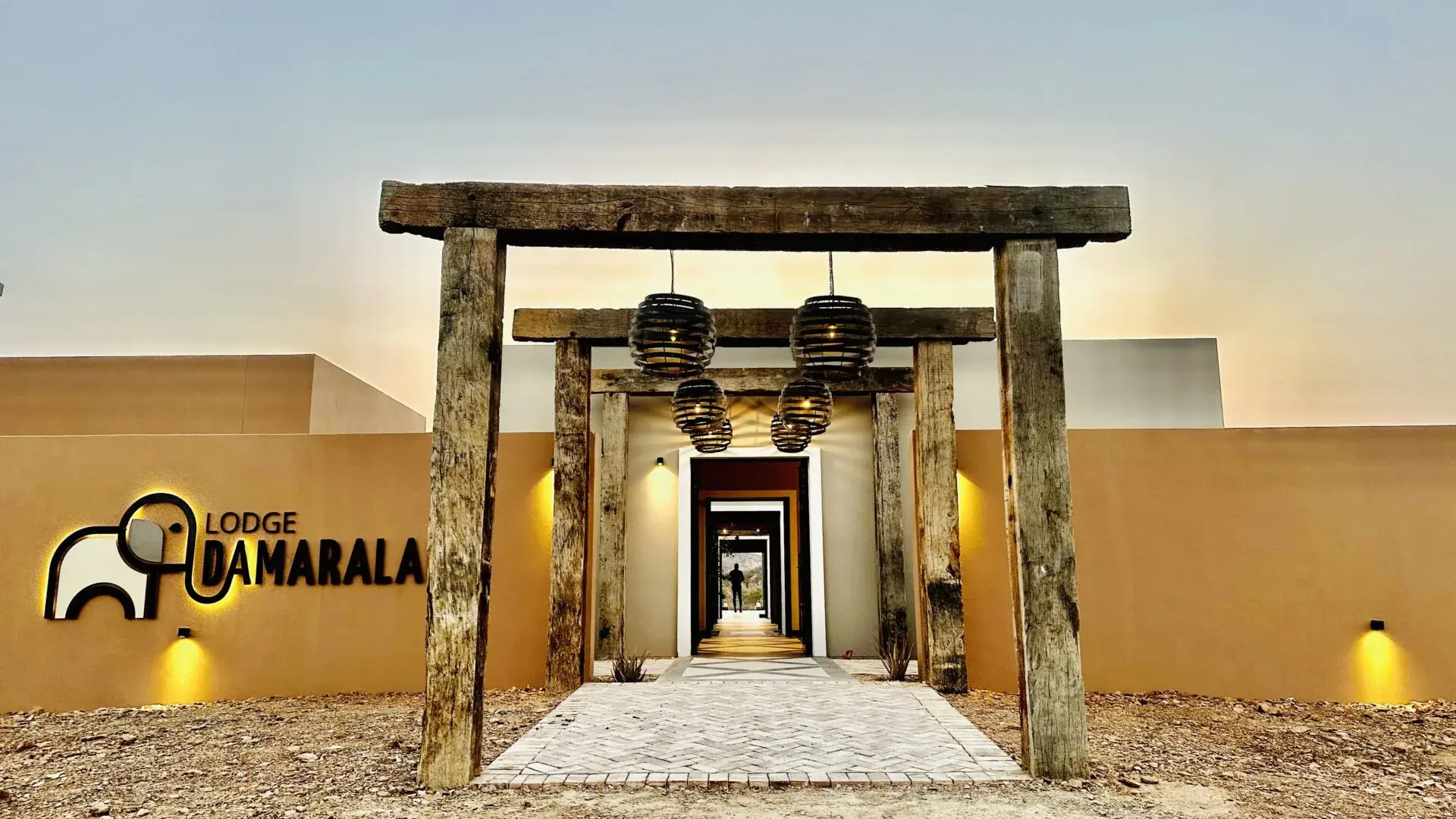 Lodge Damaraland Wejście