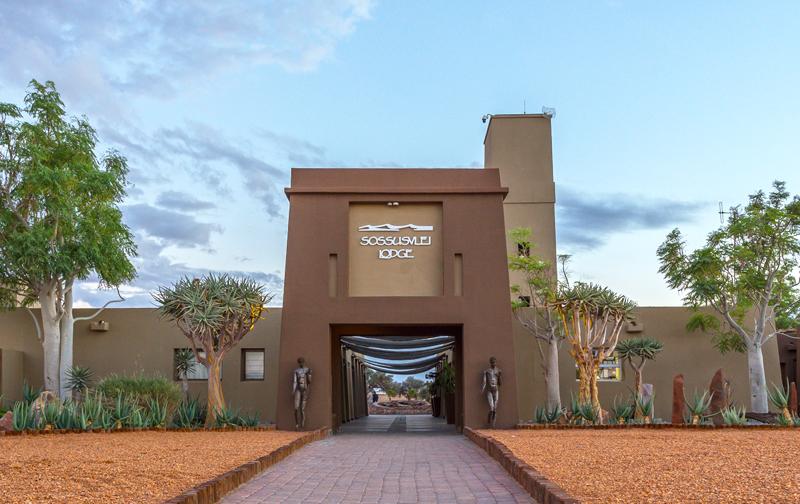 Sossusvlei Desert Lodge Wejście