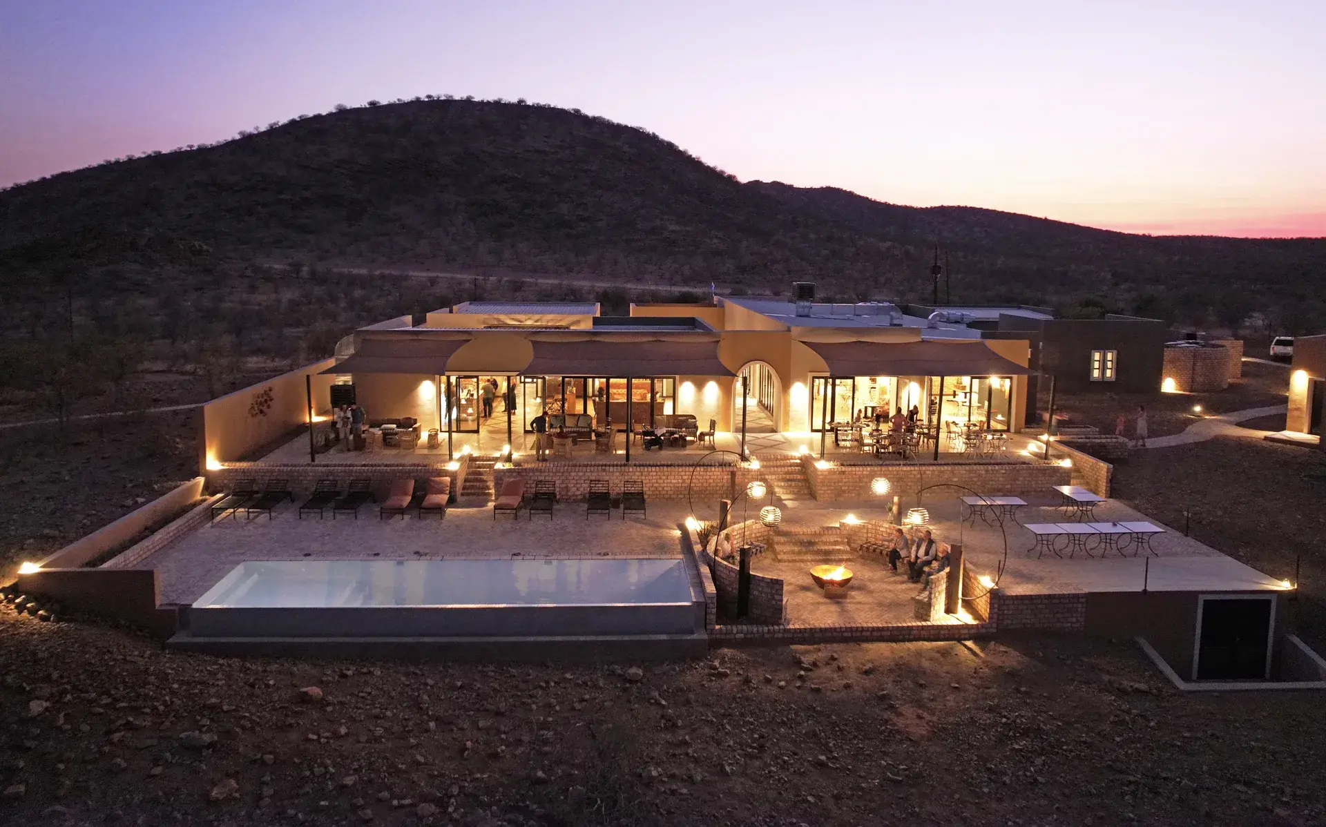 Lodge Damaraland Dron
