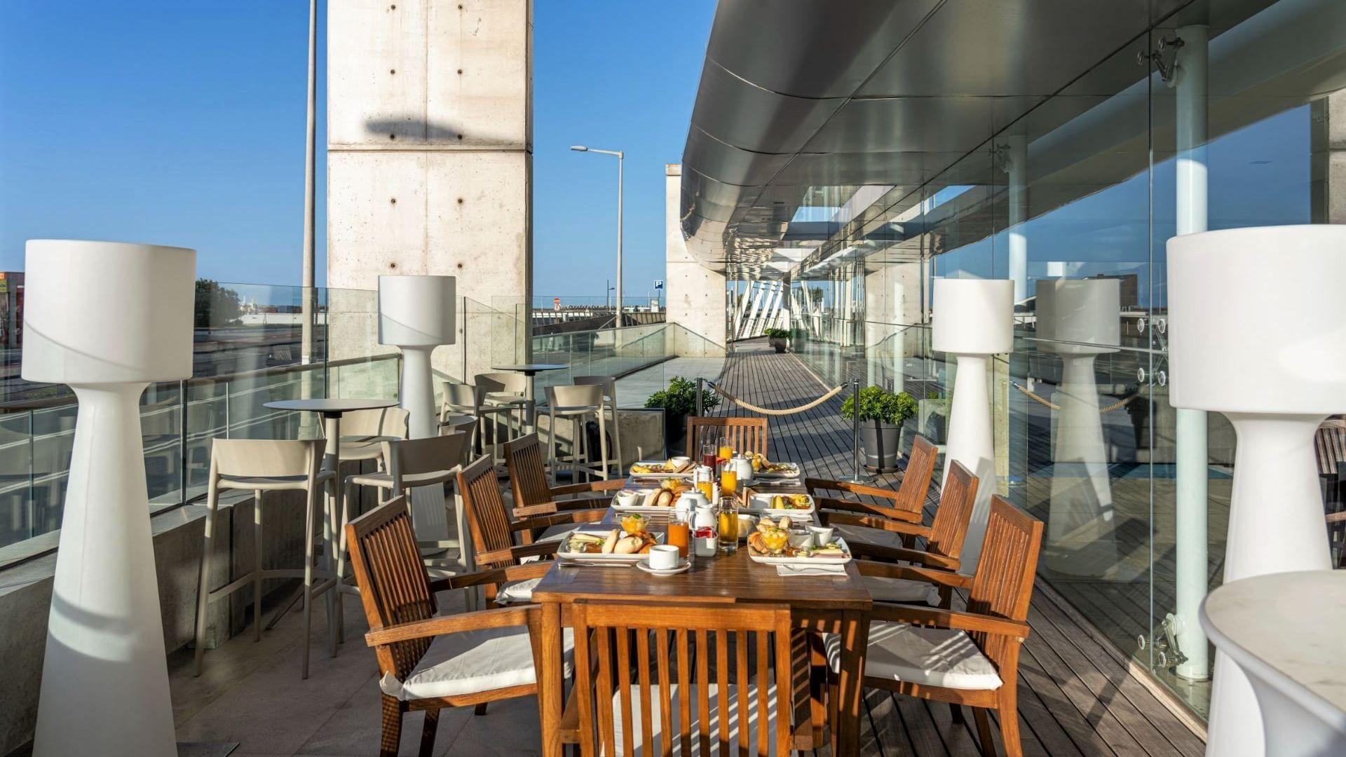 Hotel Marina Atlantico, Taras